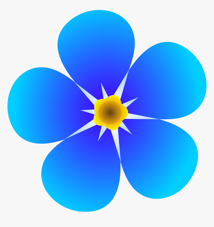 Dementia Me Not Flower, HD Png Download , Transparent Png Image