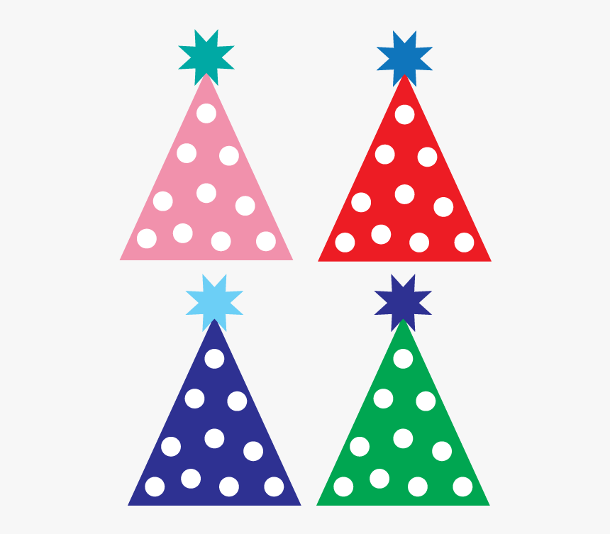Polka Dot Party Hat Clip Art, HD Png Download