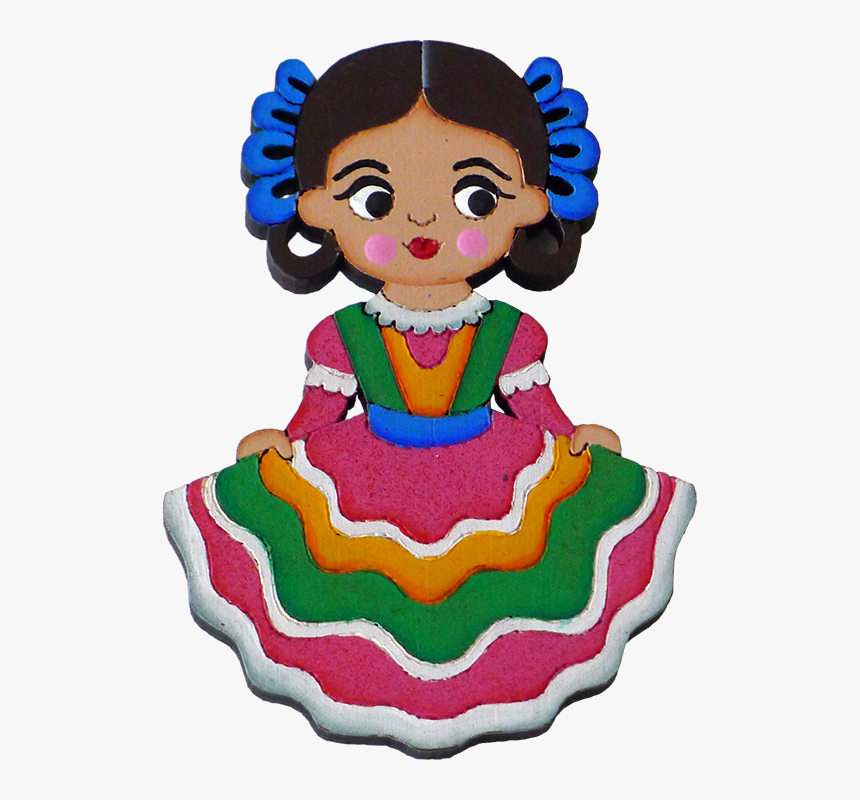 Fiesta Clipart Dress Mexican - Mexican Dresses Clip Art, HD Png Download