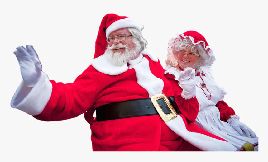 Isolated, Santa Claus, Child, Advent, Christmas Time - Santa Claus And Mrs Claus Png, Transparent Png