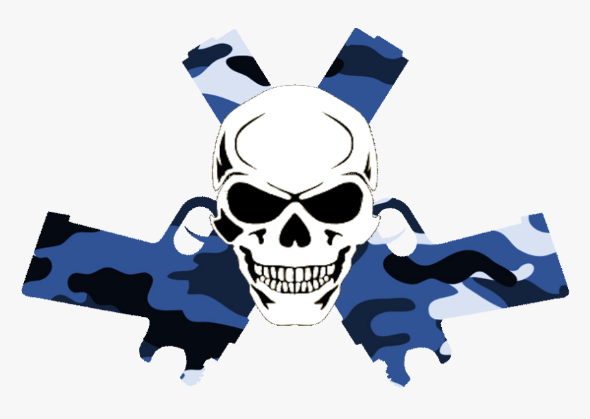 Transparent Gun To Head Png - Skull And Guns Transparent, Png Download