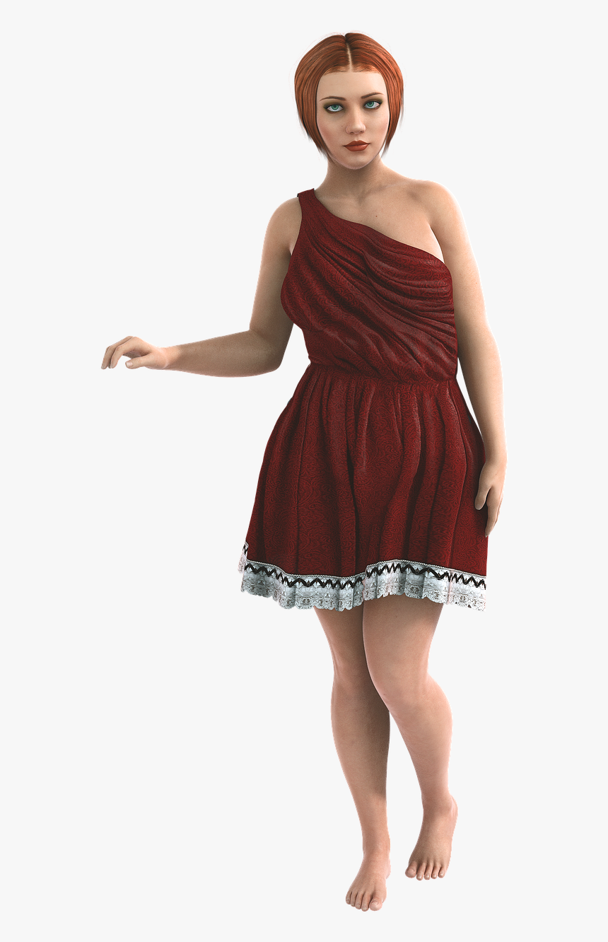 Girl 3d Render Free Picture - Transparent Background Transparent People Png, Png Download