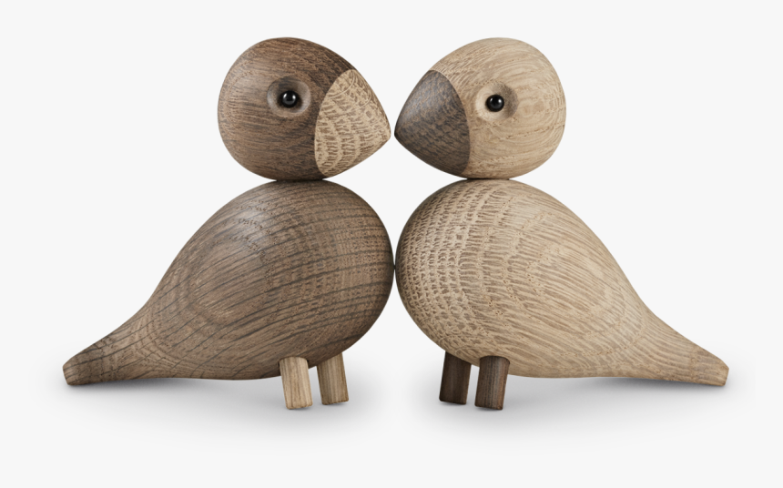 Lovebirds Oak Smoked Oak 1 Pair - Love Birds Kay Bojesen, HD Png Download