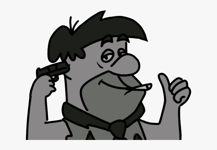 Gun To Head Cartoon, HD Png Download