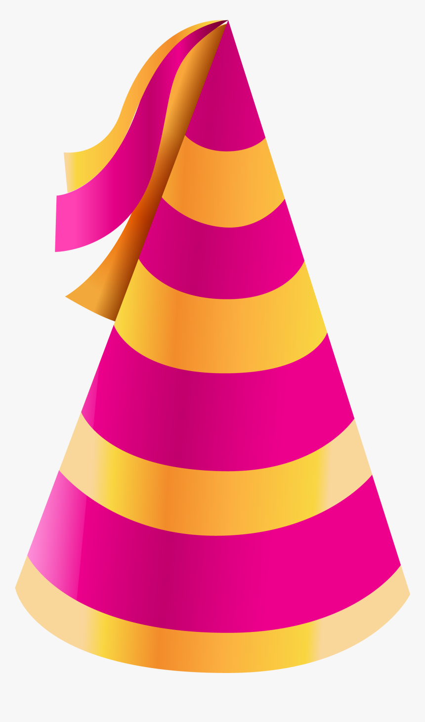 Cone,party Hat,magenta - Real Party Hat Png, Transparent Png