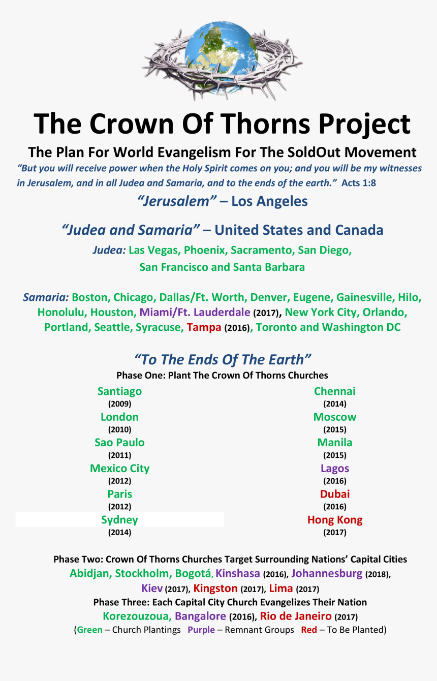 Crown Of Thorns Project - Crown Of Thorns Icc, HD Png Download
