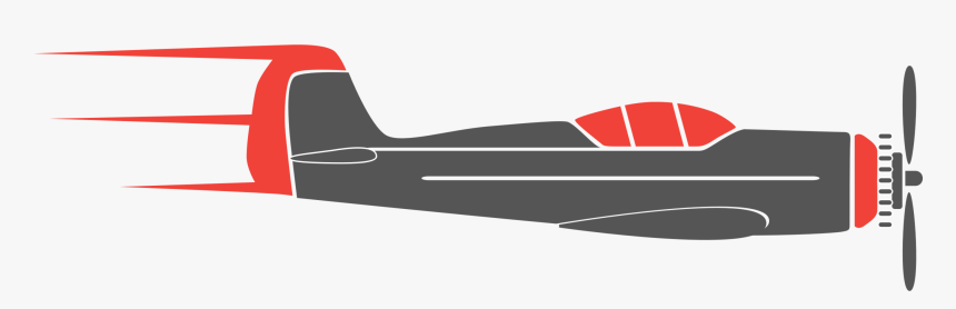 Transparent Airplane Clipart - Vintage Airplane Old School Airplane Clipart, HD Png Download