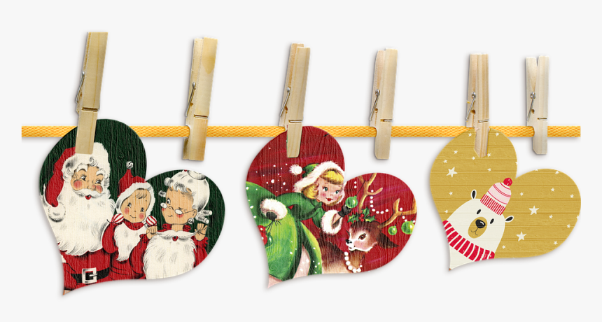 Christmas Banner, Santa Claus, Mrs, Claus, Clothes - Christmas Ornament, HD Png Download