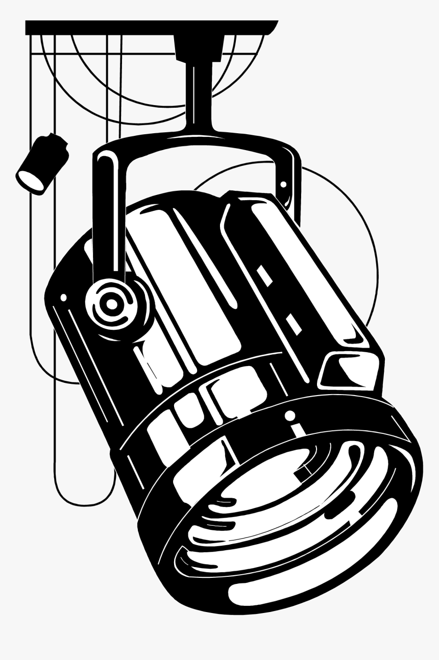 Spotlight Download Clipartme News Daily Clipart Free - Stage Lights Line Art, HD Png Download