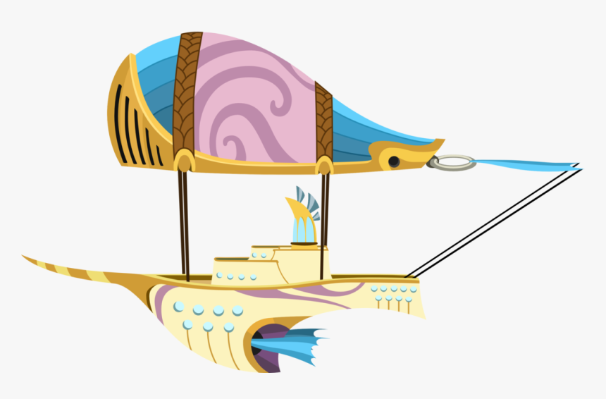 Equestrian Airship S E By Sonofaskywalker On - Little Pony Airship, HD Png Download