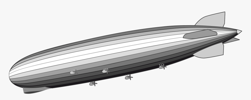 Airship - Zeppelin Png, Transparent Png