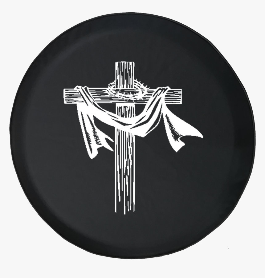 Wooden Cross Religion Crucifix Crown Of Thorns - Cross, HD Png Download