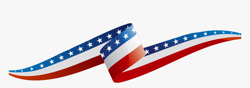 Ribbon Google Search Project - Red White And Blue Ribbon Clipart, HD Png Download