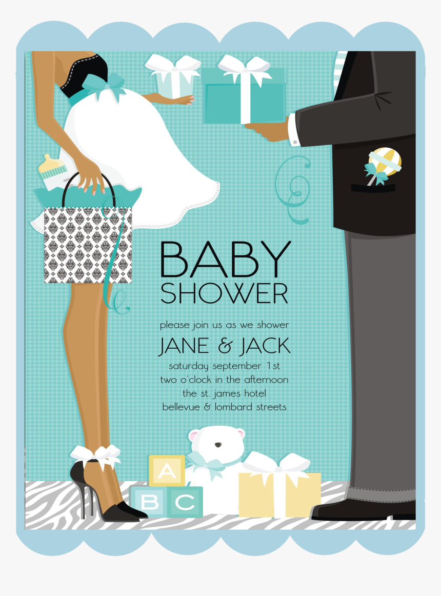 Invitacion Baby Shower Parejas, HD Png Download