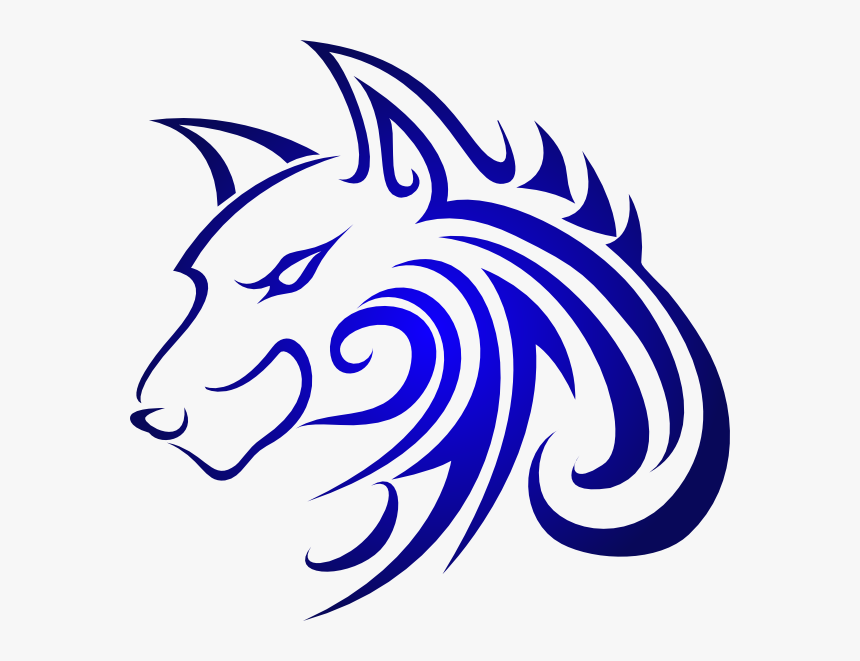 Blue Wolf Svg Clip Arts 600 X 581 Px - Blue Wolf Logo Transparent, HD Png Download