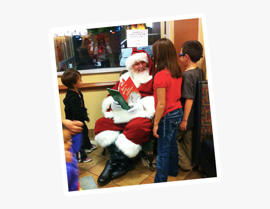 Santawithkids2015 - Santa Claus, HD Png Download