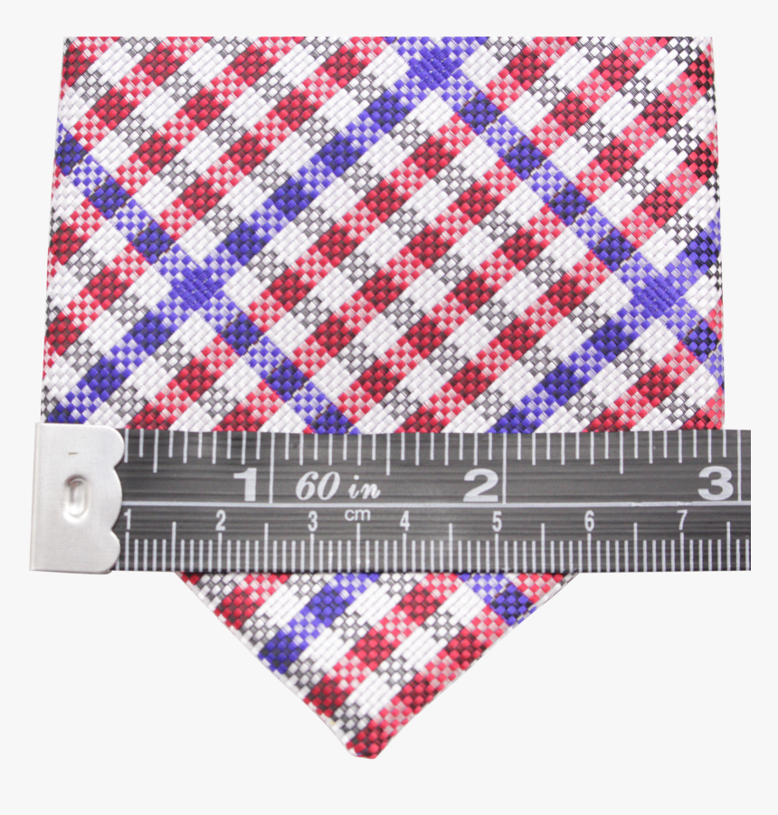 Red, White, And Blue Gingham Patterned Necktie - Pochette Felicie Louis Vuitton Wallet, HD Png Download