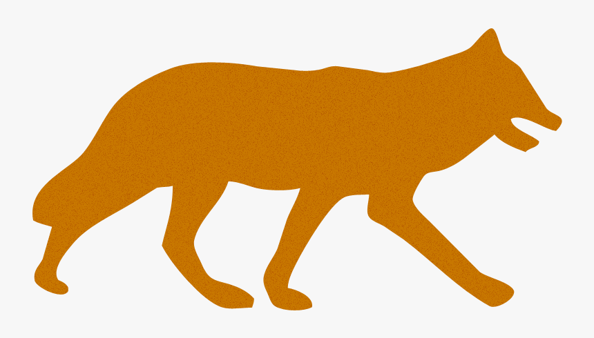 Wolf - Silueta De Zorro Png, Transparent Png