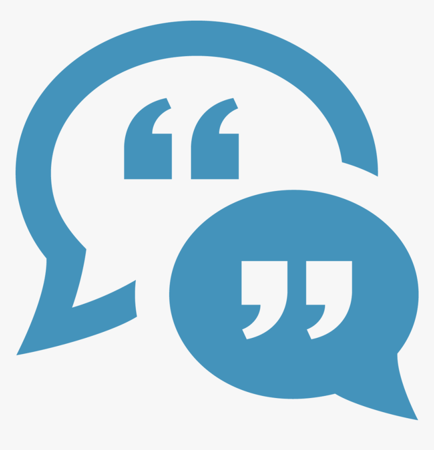 Testimonial Icon White Png, Transparent Png