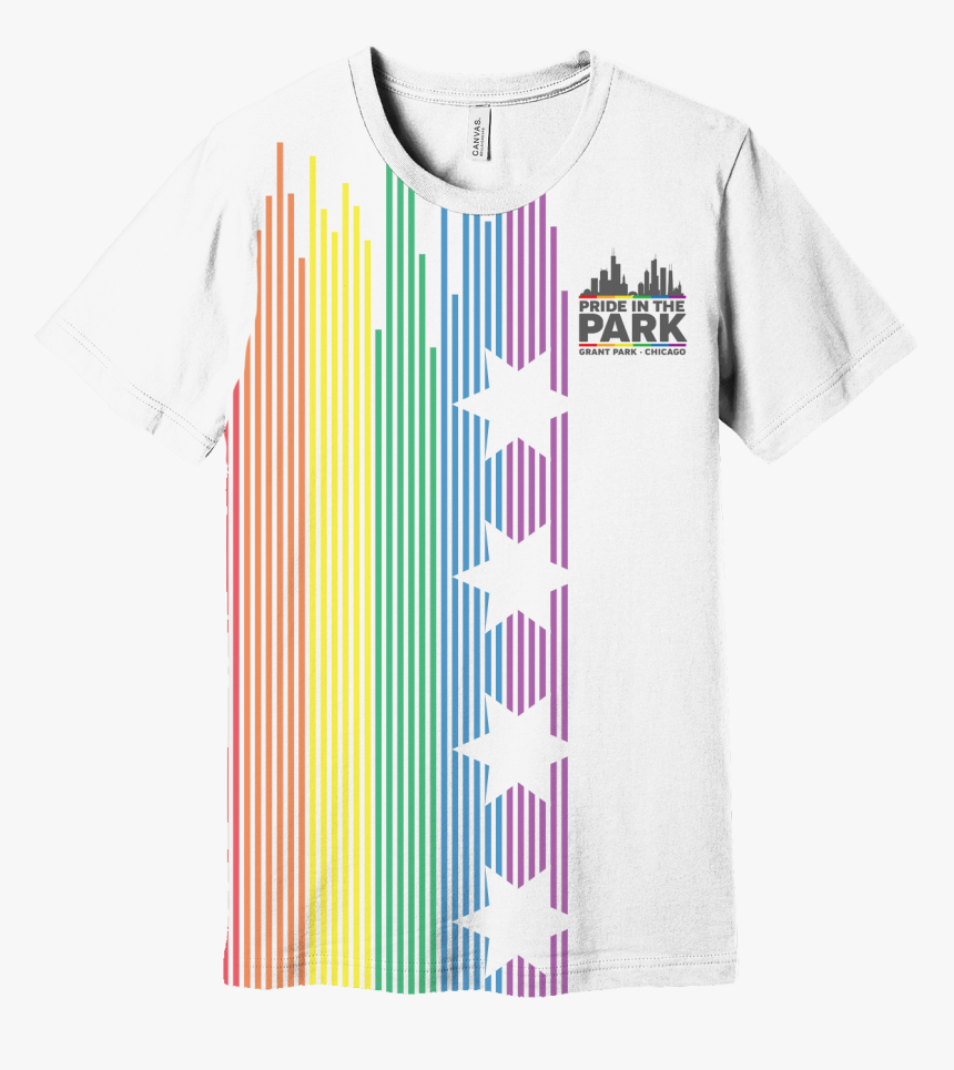 Pride In The Park Pinstripe Tee Image - Active Shirt, HD Png Download