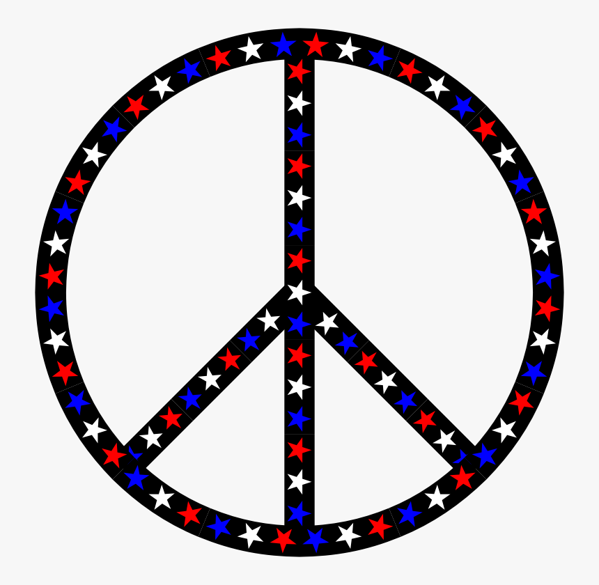 Transparent Red White And Blue Png - Red White And Blue Star Circle, Png Download