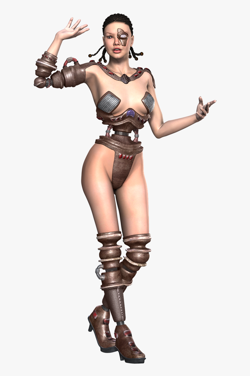 Girl Cyborg Fiction Free Picture - Female Cyborg Png, Transparent Png