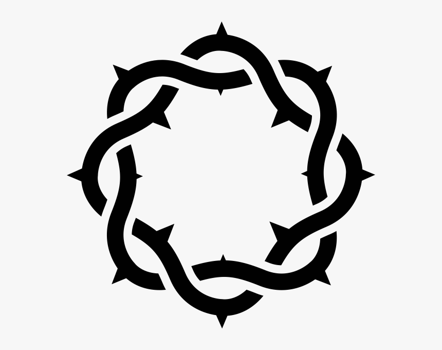 Crown Of Thorns Rubber Stamp 
 Class Lazyload Lazyload - Crown Of Thorns Icon, HD Png Download