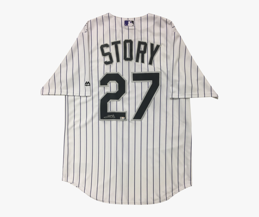 Trevor Story Autographed Rockies Authentic Jersey - Baseball Uniform, HD Png Download