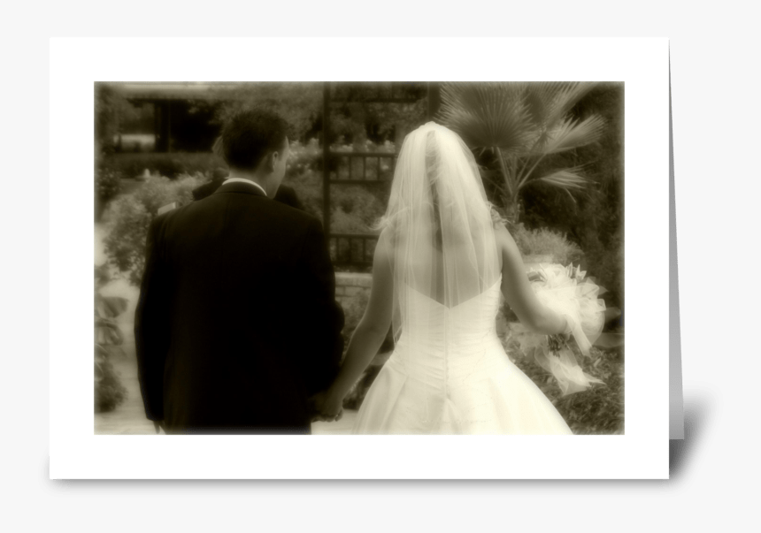 Wedding Day Greeting Card - Photograph, HD Png Download