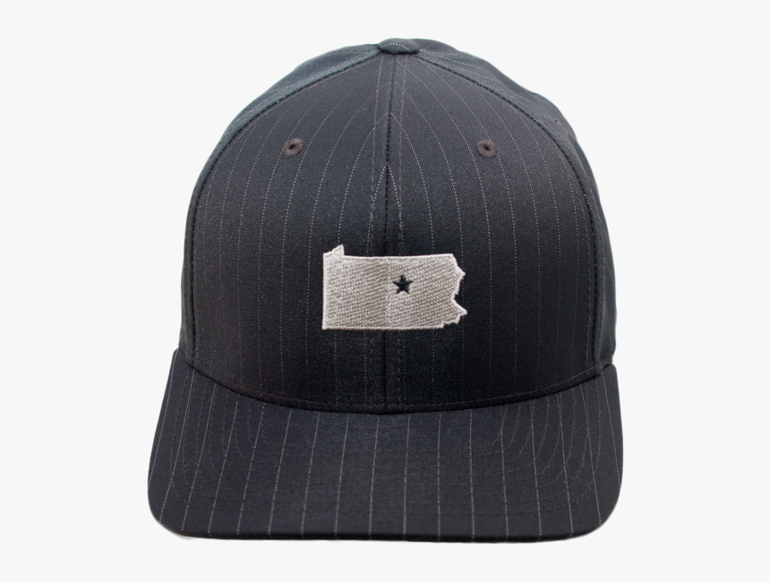 Black Pinstripe Collection Cap 
 Srcset Data - Baseball Cap, HD Png Download