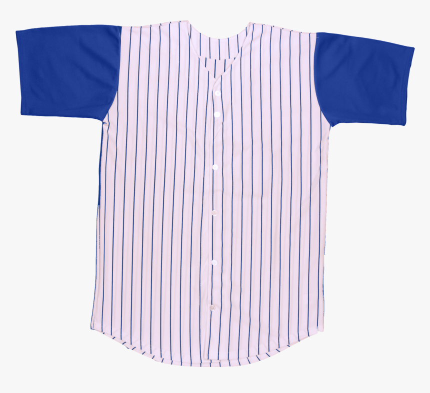 Baseball Jersey Pinstripe Youth 
 Data Zoom //cdn - Polo Shirt, HD Png Download
