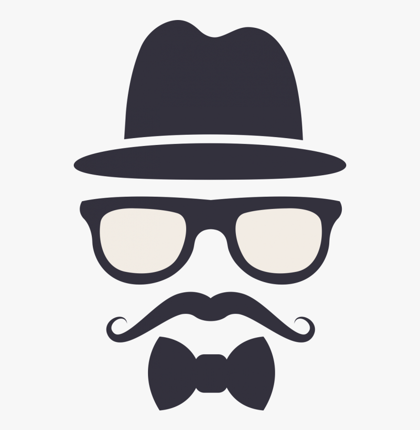 Beard Vector Glasses Graphics Hq Image Free Png Clipart - Vektor Kumis Png, Transparent Png