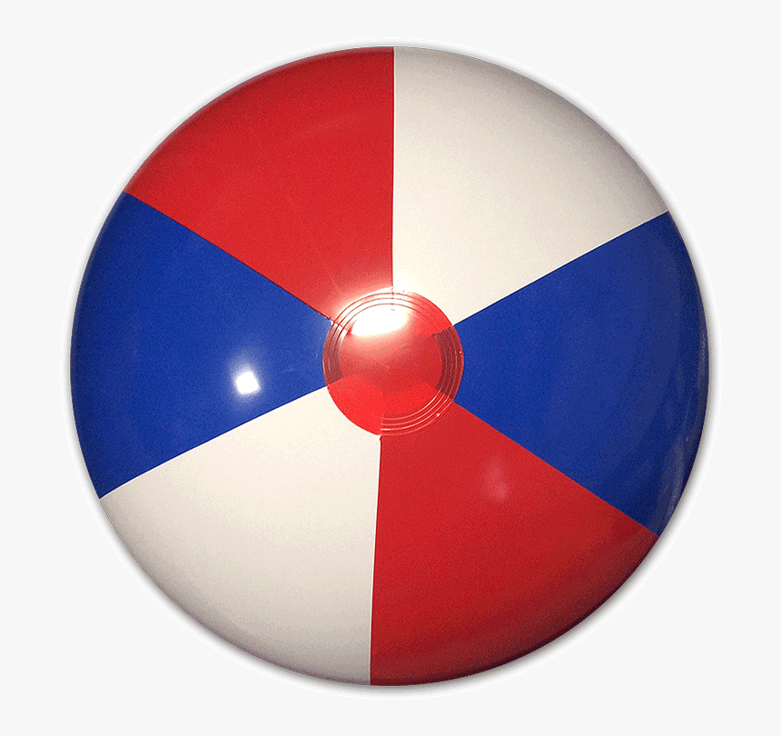 Red White Blue Beachball, HD Png Download