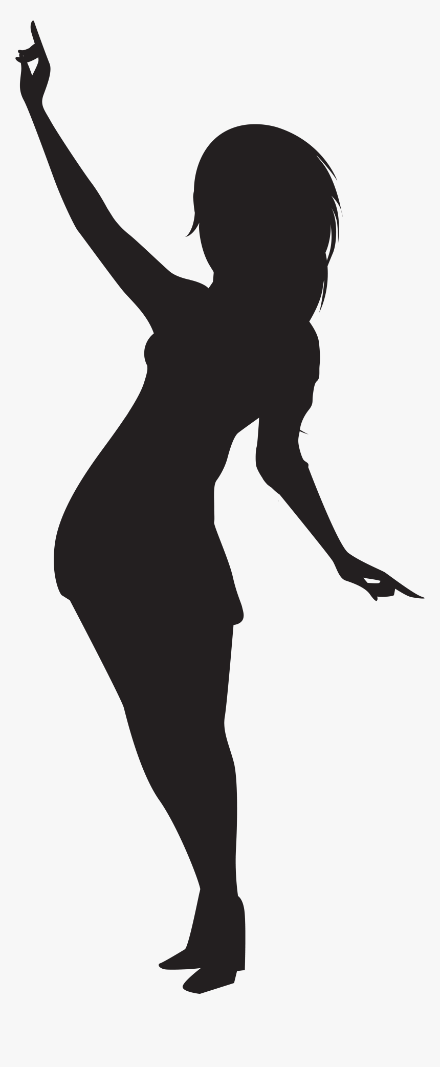 Dancing Girl Silhouette Png Clip Artu200b Gallery Yopriceville - Dancing Girl Silhouette Png, Transparent Png