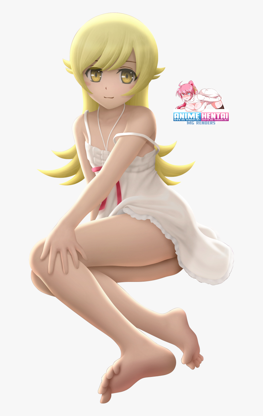 Shinobu Oshino Feet Hentai, HD Png Download
