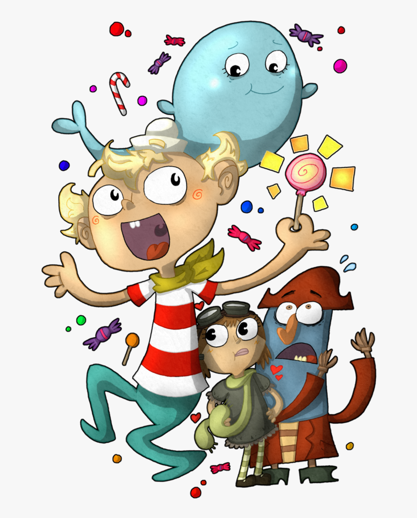 Drawing Candy Island - Cartoon, HD Png Download
