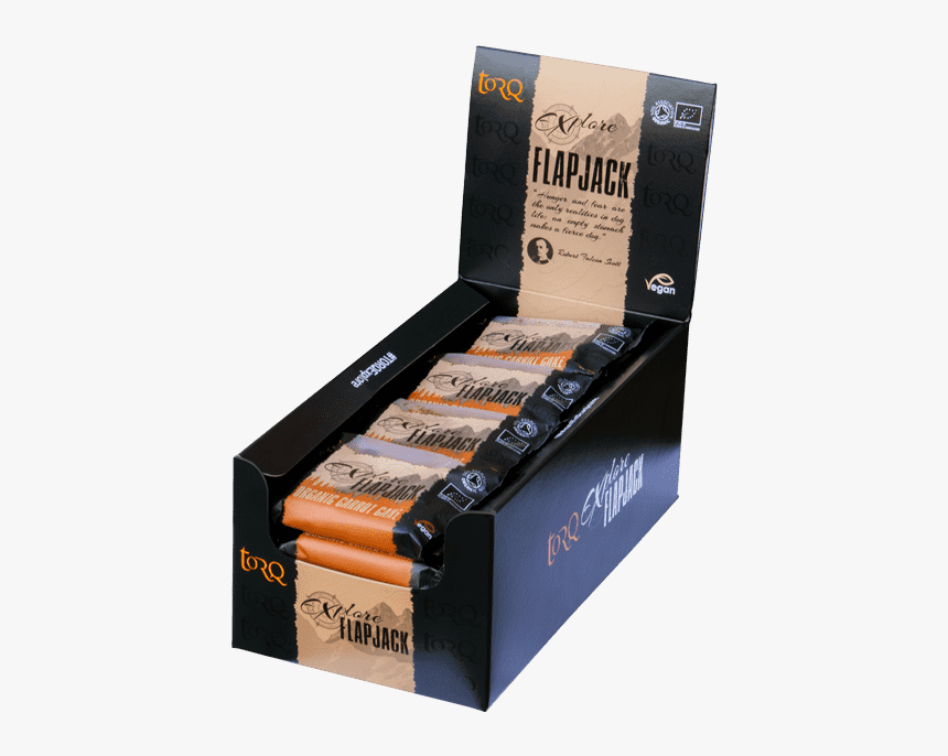 Box Of 20 Torq Explore Carrot Cake Flapjacks - Flapjack, HD Png Download