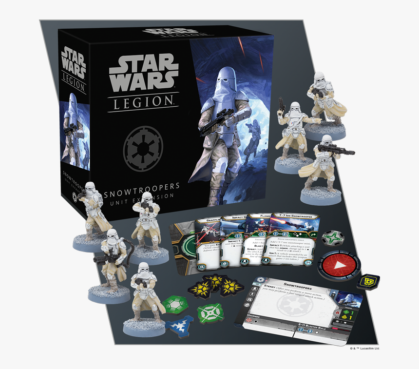 Star Wars Legion Snowtroopers Unit Expansion, HD Png Download