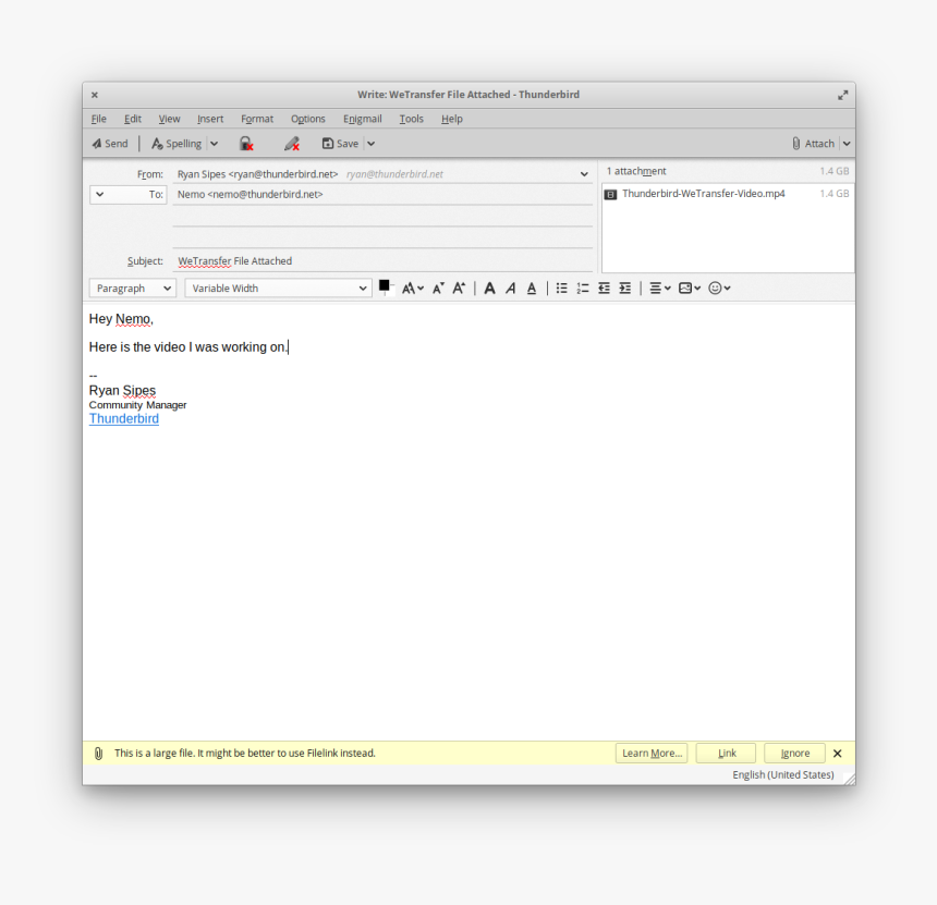 Thunderbird English, HD Png Download