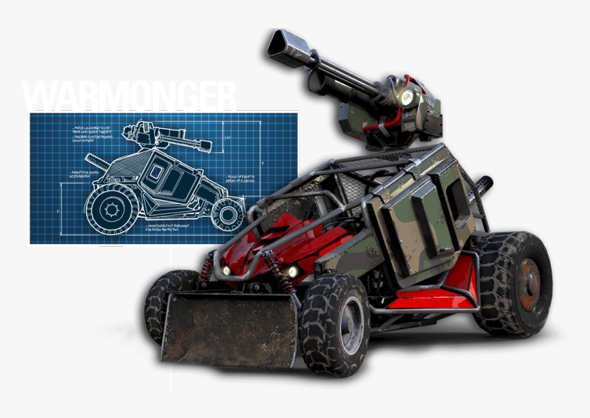 Warmonger - Dead Rising 4 Cars, HD Png Download