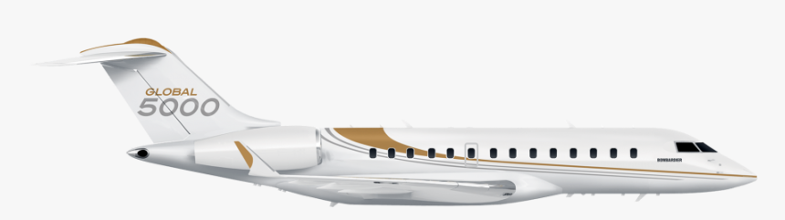 Challenger650 Side Image - Bombardier Global Express Clipart, HD Png Download