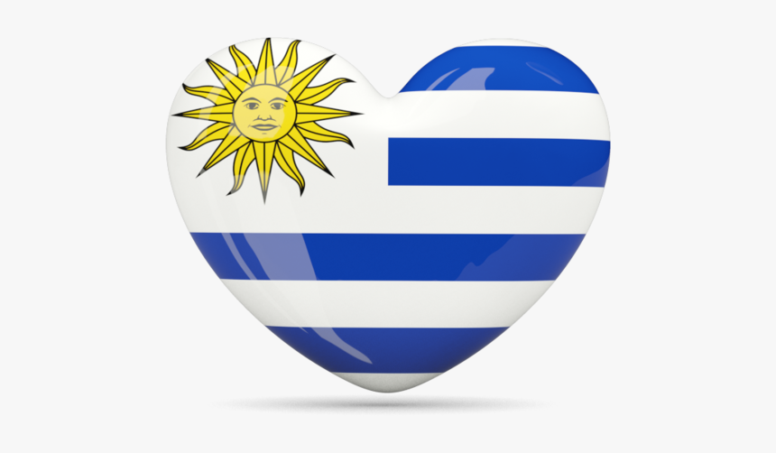 Download Flag Icon Of Uruguay At Png Format - Uruguay Heart Flag Png, Transparent Png