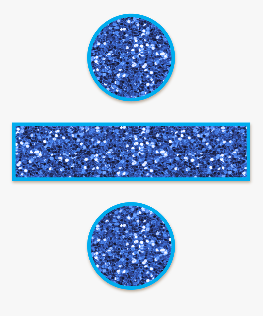 Glitter Division Sign, HD Png Download