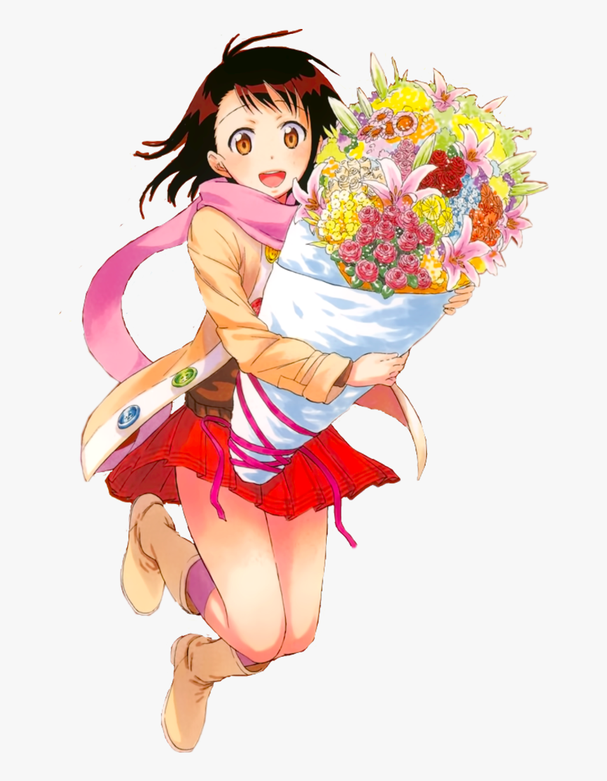 #kosaki #onodera #nisekoi #animegirl #mangagirl #flowers - Onodera Transparent, HD Png Download