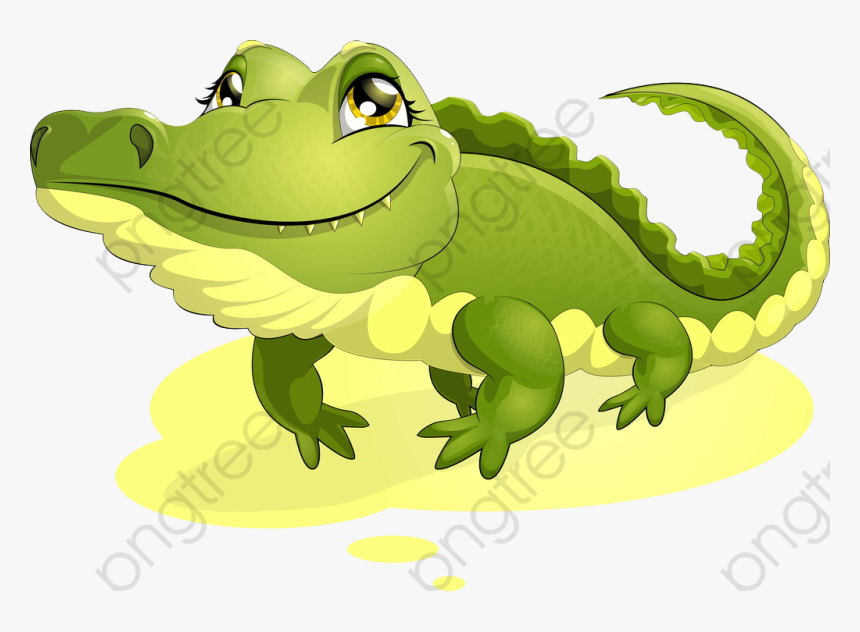 Halloween Blow Up Costume , Transparent Cartoons - Smiling Crocodile Art, HD Png Download