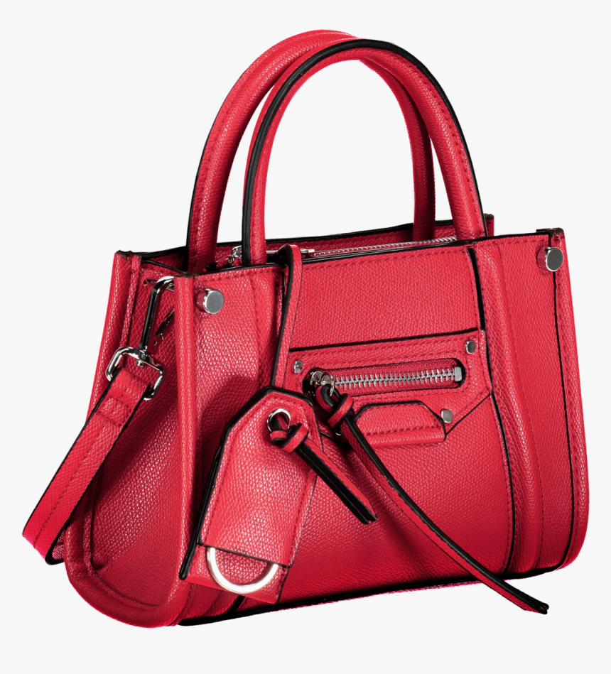 red transparent bag