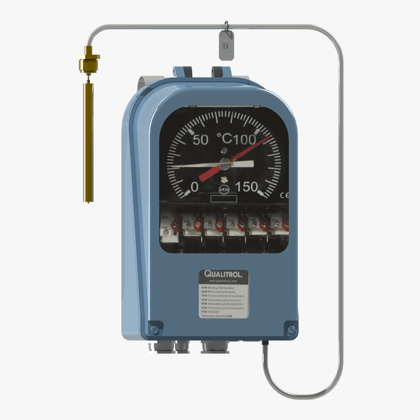 Qualitrol Akm Otiwti Capillary Based Oil Thermometer, HD Png Download