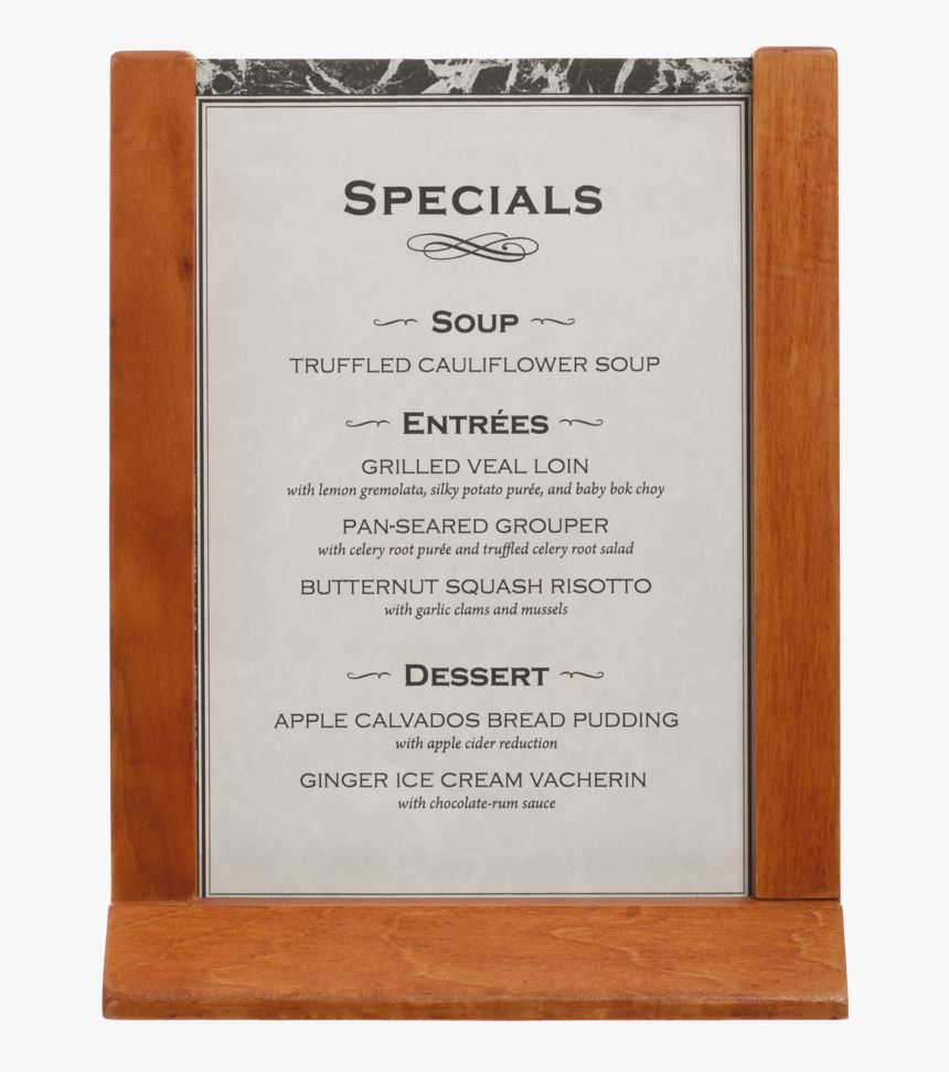 Wooden Picture Frame Card Holders Wooden Tent Card Holder, HD Png