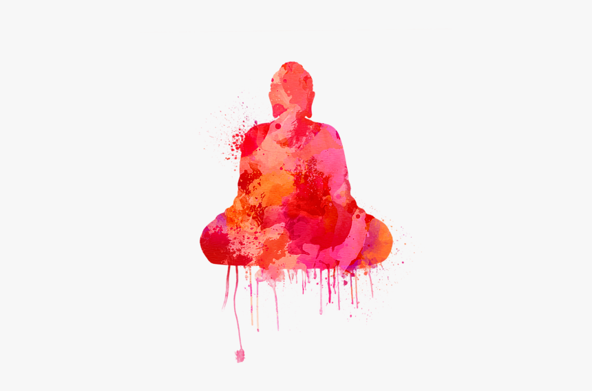 Buddha Watercolor, HD Png Download