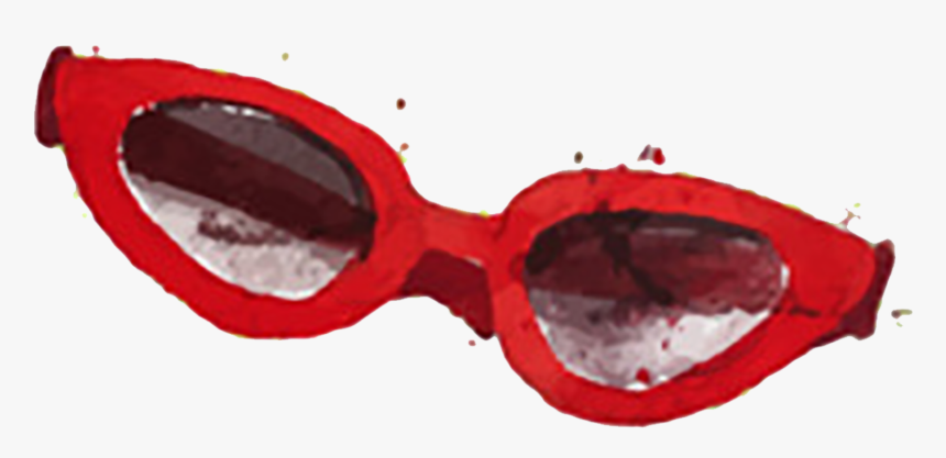 Sunglasses Frame Watercolor Goggles Painting Drawing - Sunglasses Watercolor Painting, HD Png Download